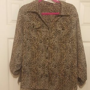 Cheetah print shirt